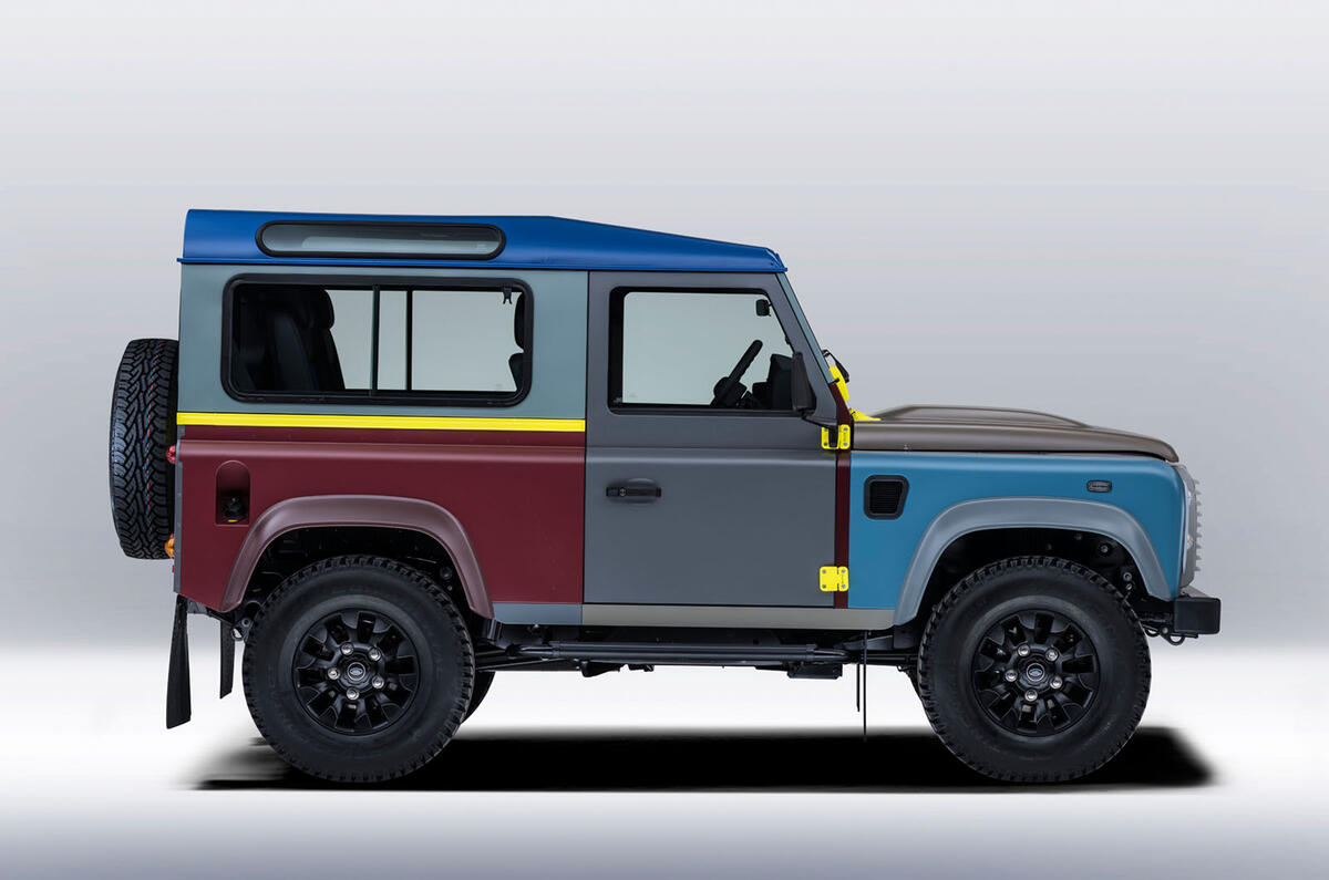 Sir Paul Smith Designs One Off Land Rover Defender Autocar