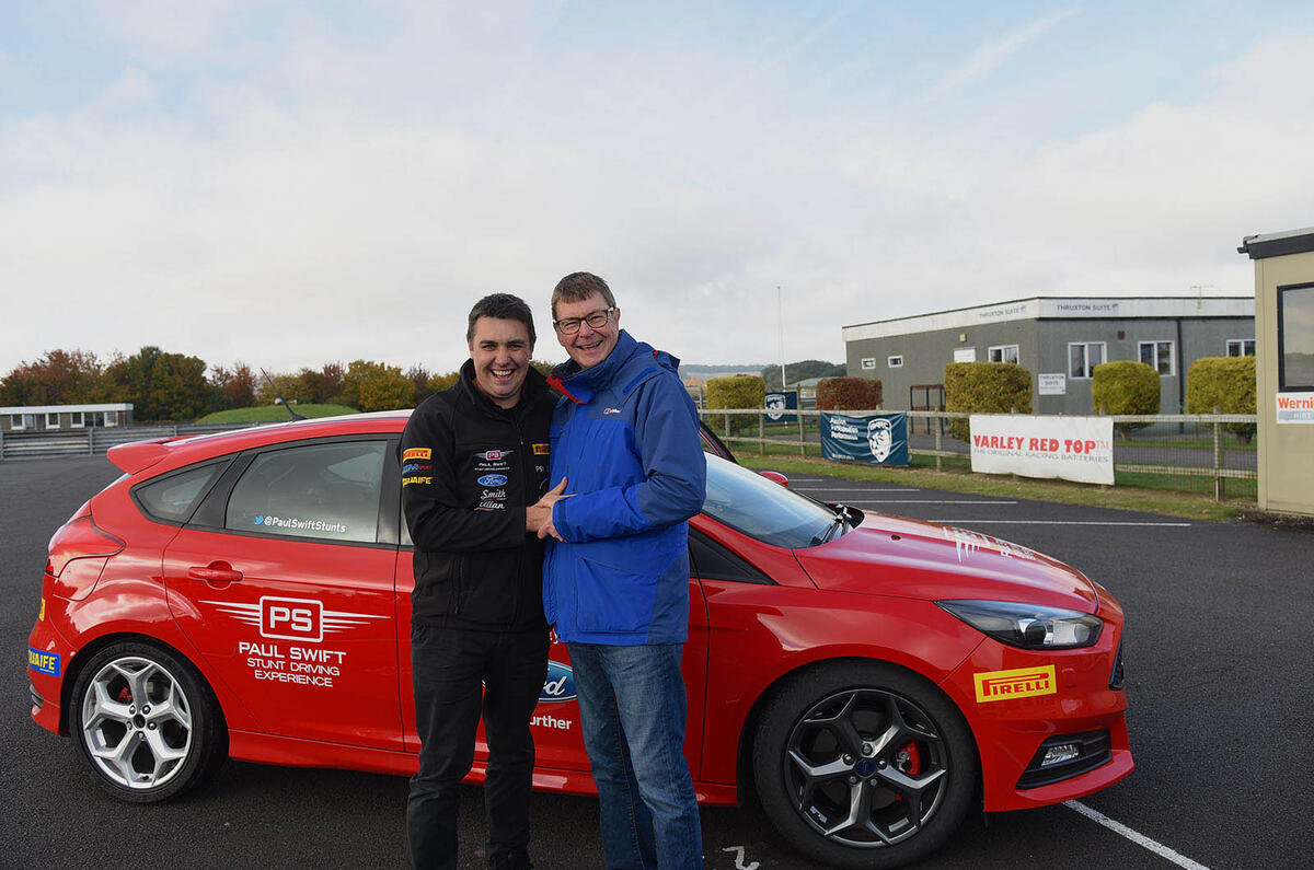 Stunt driving with Paul Swift