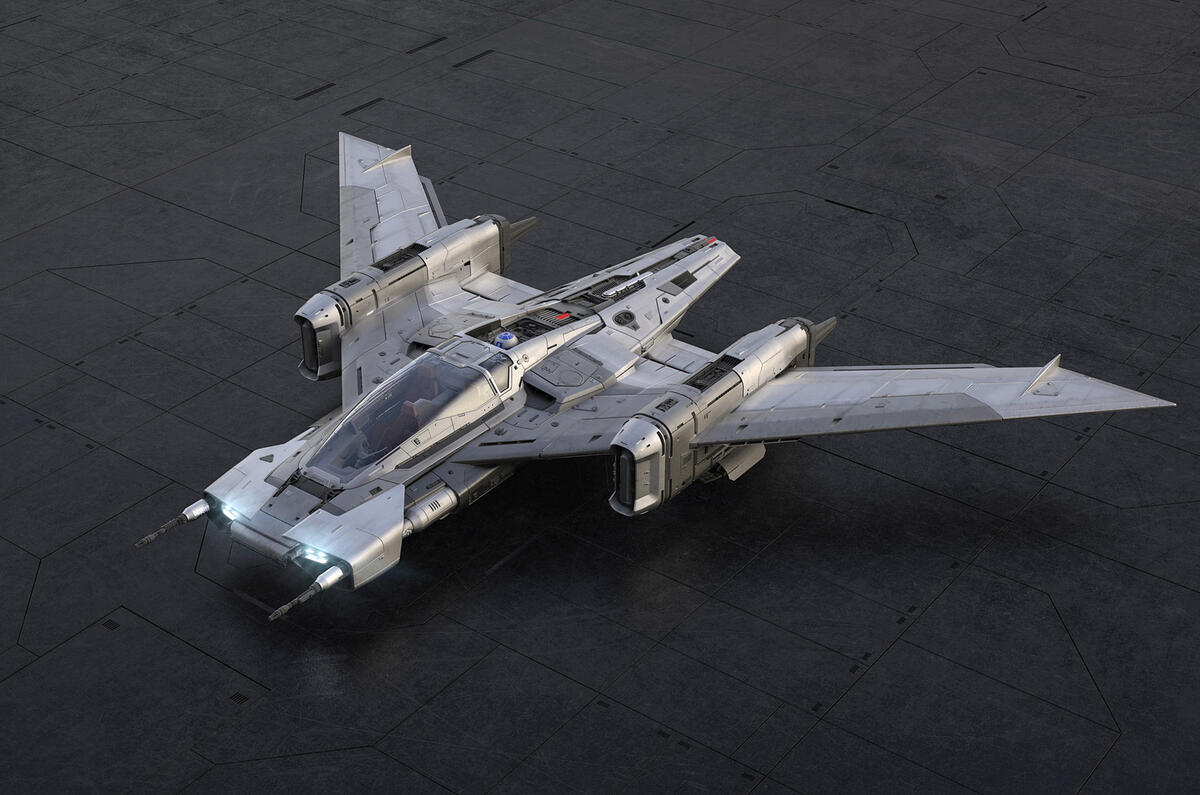 Porsche Star Wars spacecraft - front
