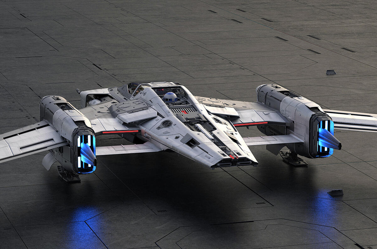 Porsche Star Wars spacecraft - rear
