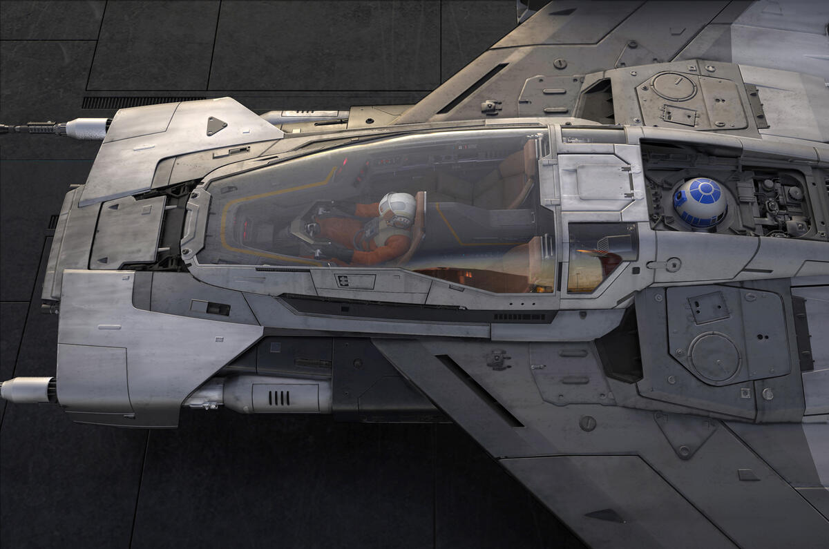 Porsche Star Wars spacecraft - cockpit
