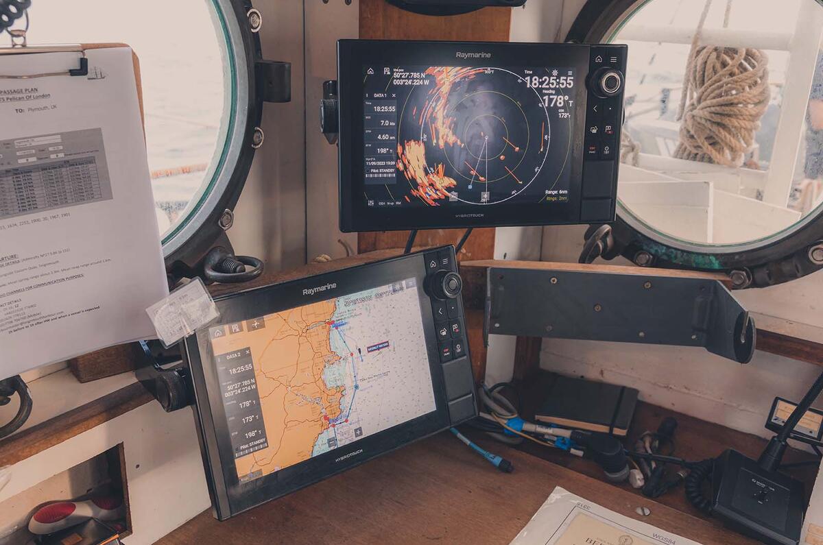 Pelican of London navigation room