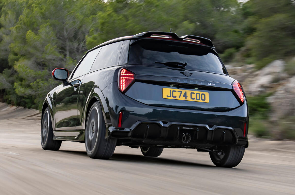 Petrol Mini John Cooper Works rear quarter tracking