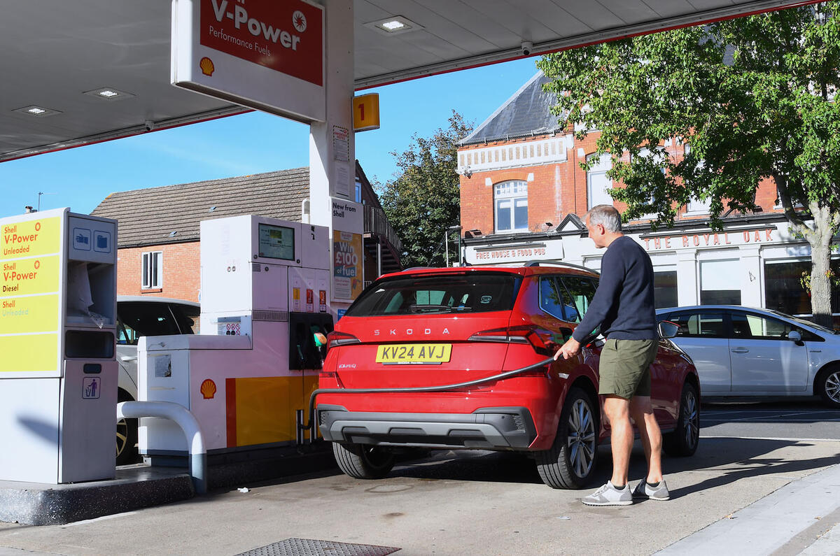 petrol station