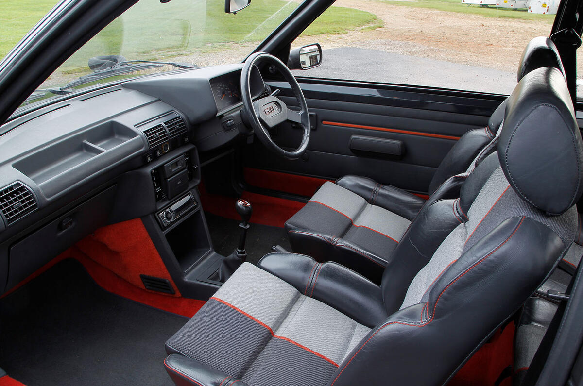 Peugeot 205 GTI interior Peugeot 205 GTI interior