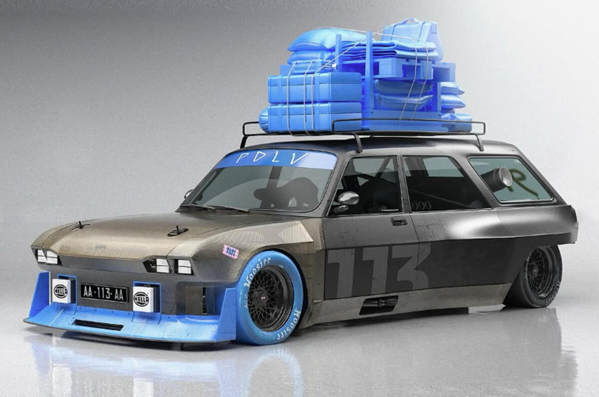 Peugeot 504 Break 113 drift front quarter Peugeot 504 Break 113 drift front quarter