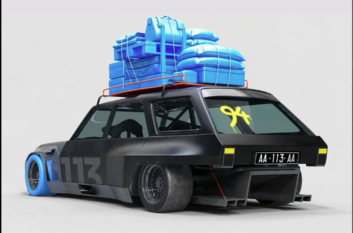 Peugeot 504 Break 113 drift rear quarter Peugeot 504 Break 113 drift rear quarter