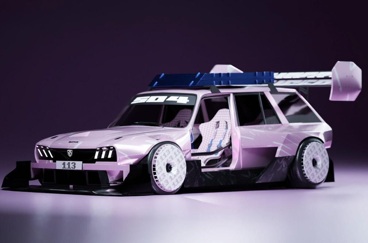Peugeot 504 Break 113 pikes peak front quarter