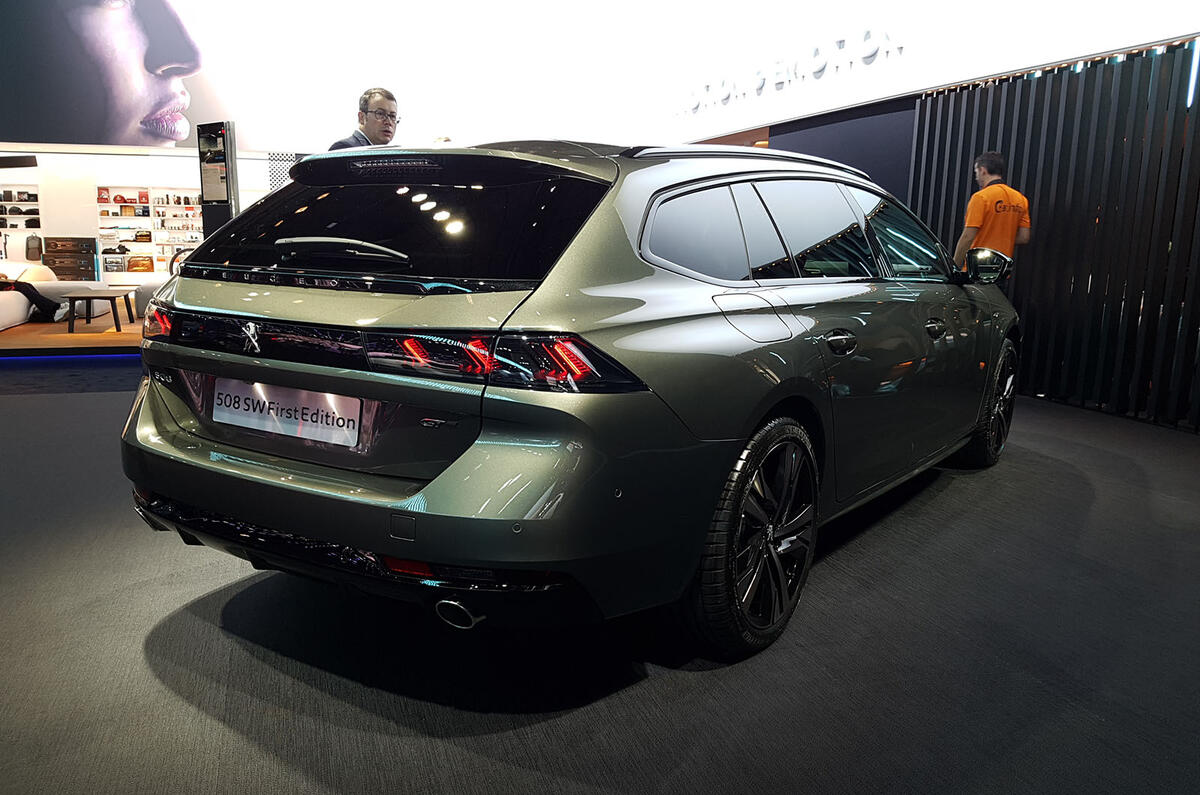 Peugeot 508 SW First Edition Paris reveal rear