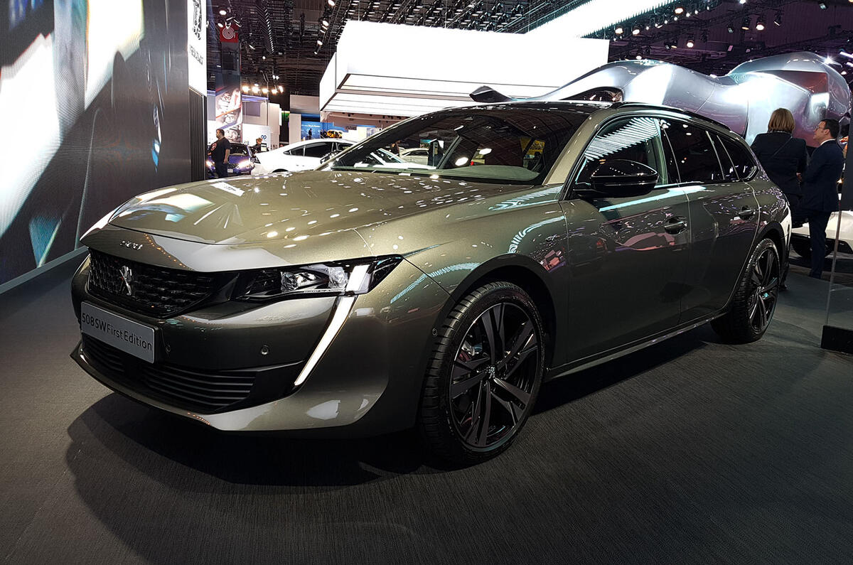 Peugeot 508 SW First Edition Paris reveal front