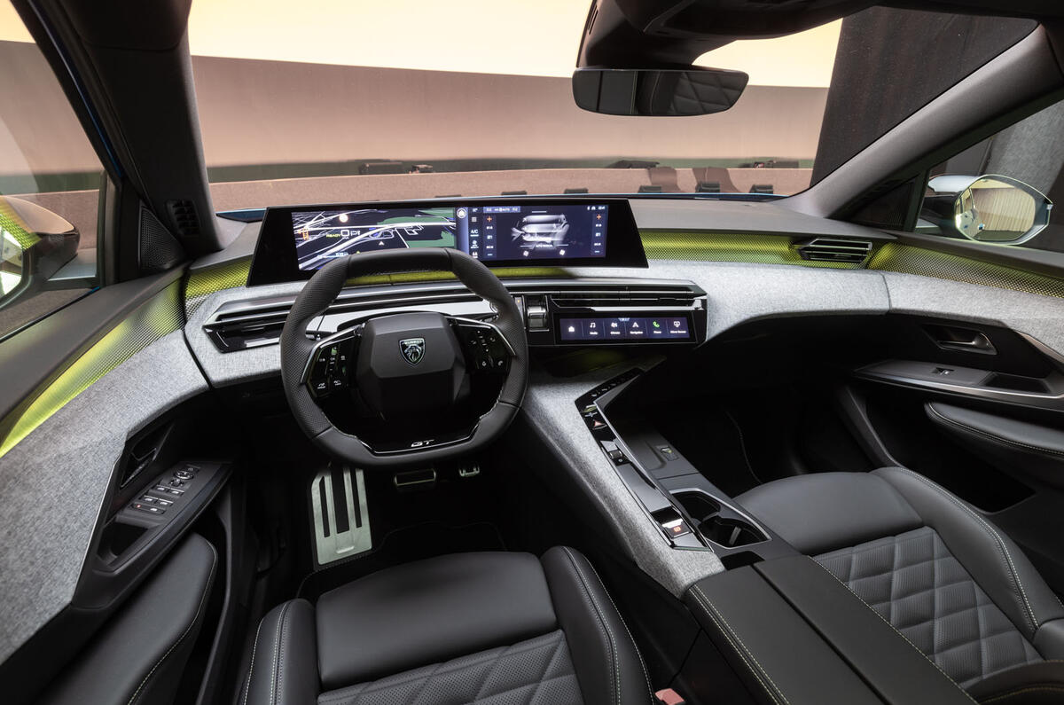 Peugeot e 5008 dashboard Peugeot e 5008 dashboard