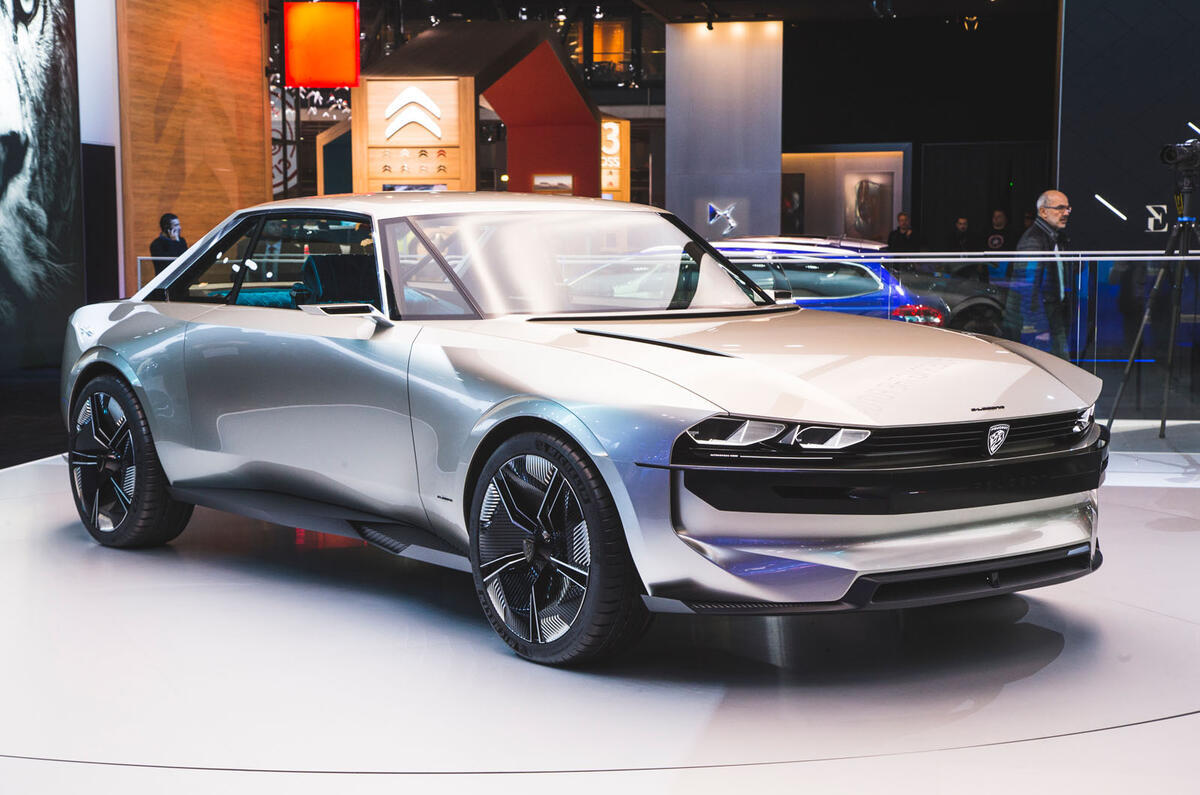 Peugeot e Legend concept paris motor show 2018