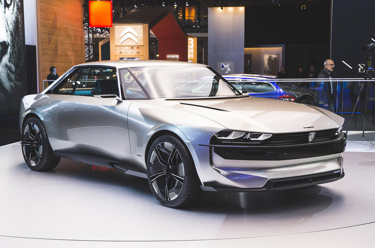 Peugeot e-Legend concept Paris 2018 Luc