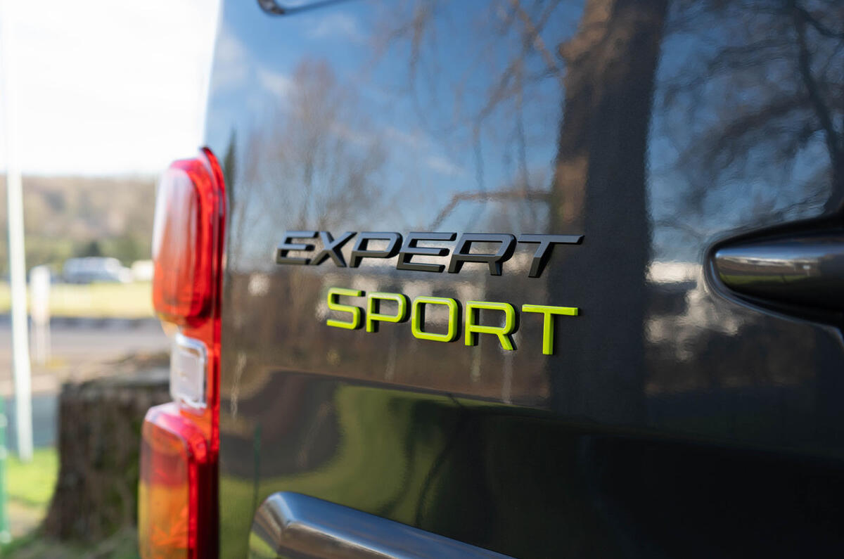 Peugeot Expert Sport rear badge Peugeot Expert Sport rear badge