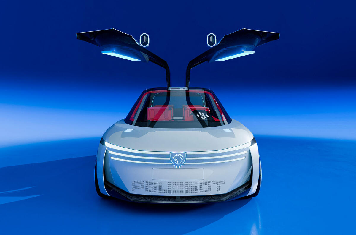 Peugeot Polygon concept front gullwing doors