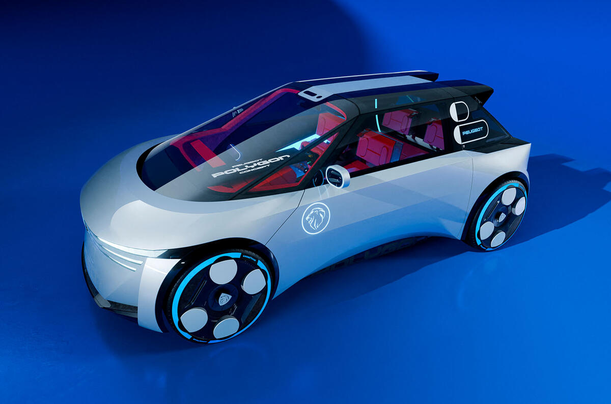 Peugeot Polygon concept front quarter high