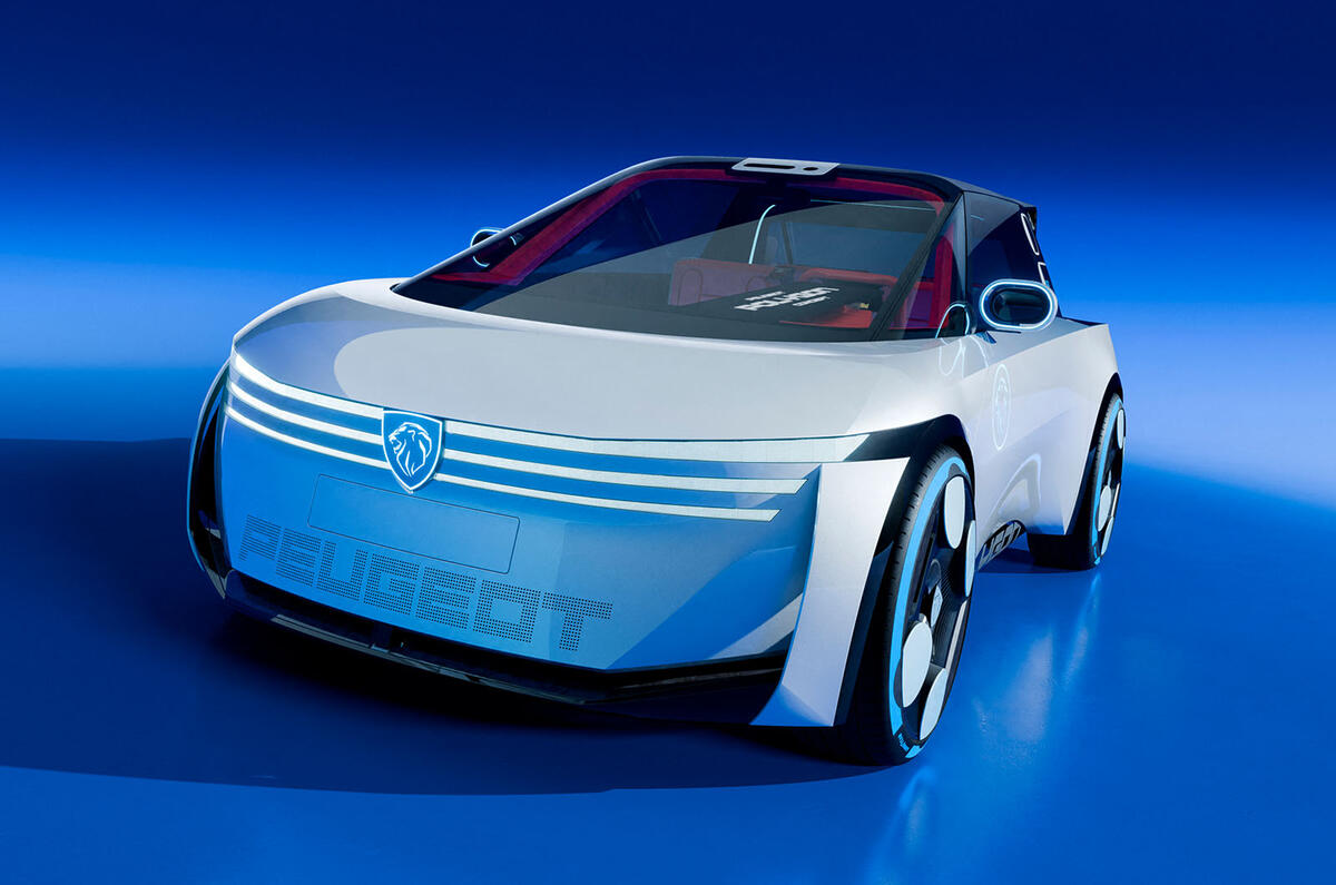 Peugeot Polygon concept front quarter