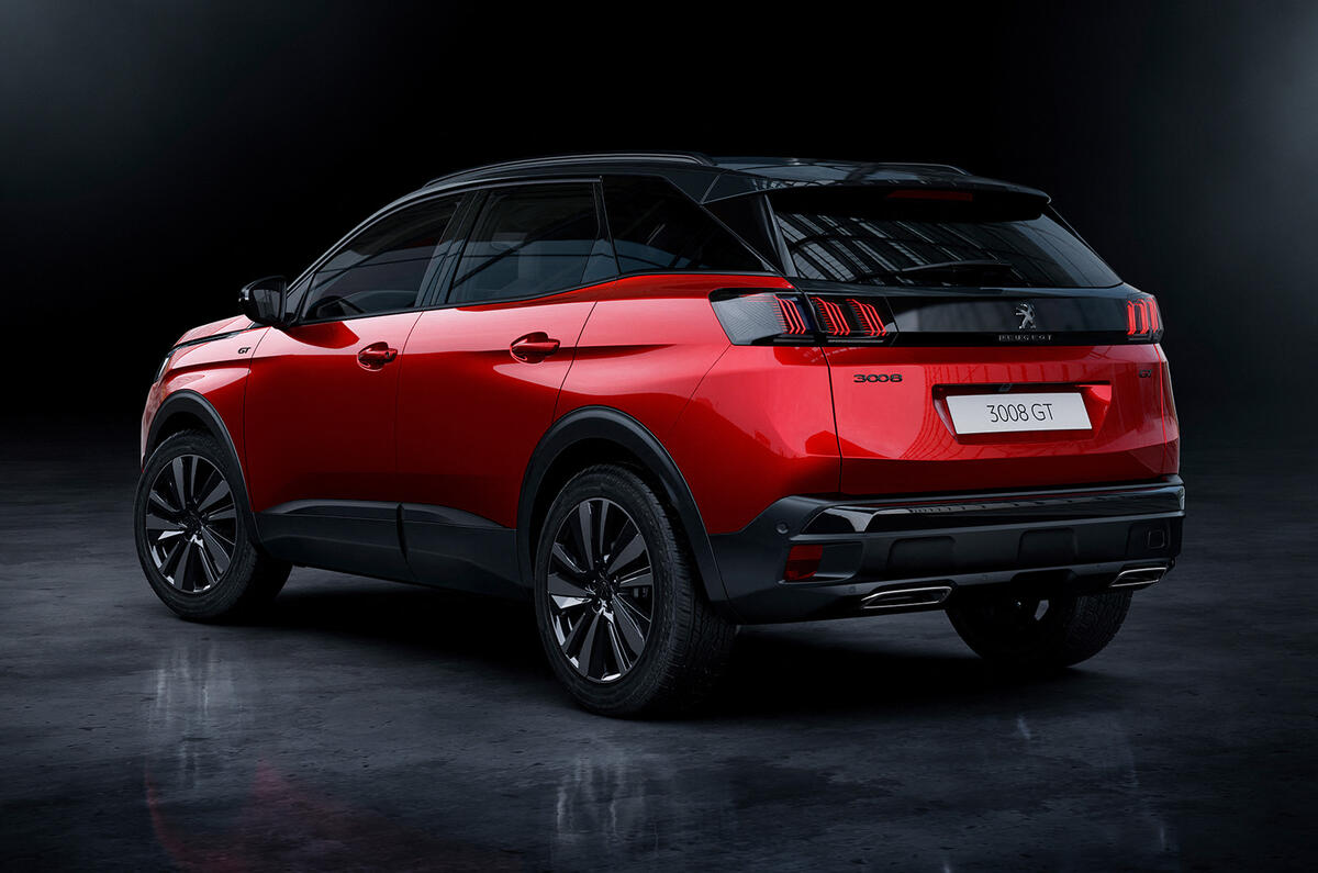 2021 Peugeot 3008 - rear 2021 Peugeot 3008 - rear
