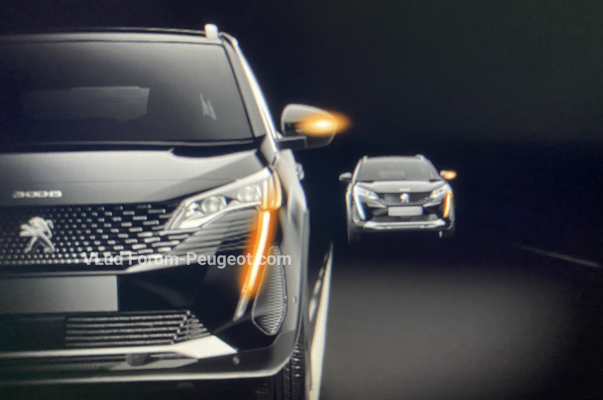 Peugeot 3008 facelift leaked images indicator Peugeot 3008 facelift leaked images indicator