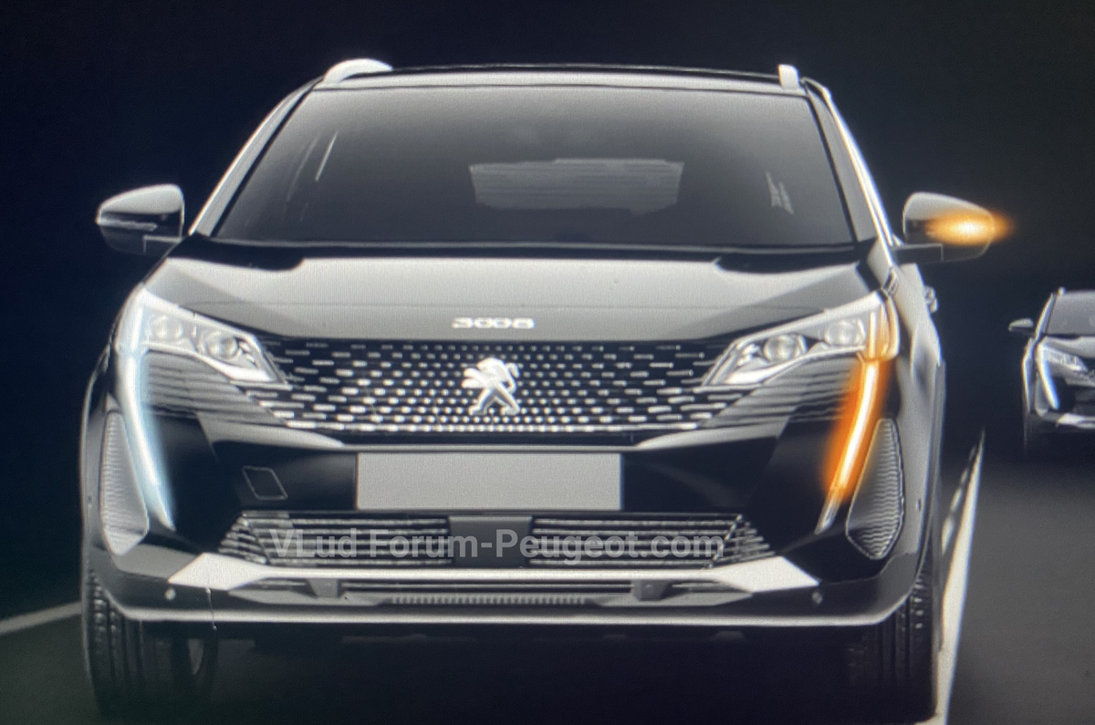 Peugeot 3008 facelift leaked images indicating Peugeot 3008 facelift leaked images indicating