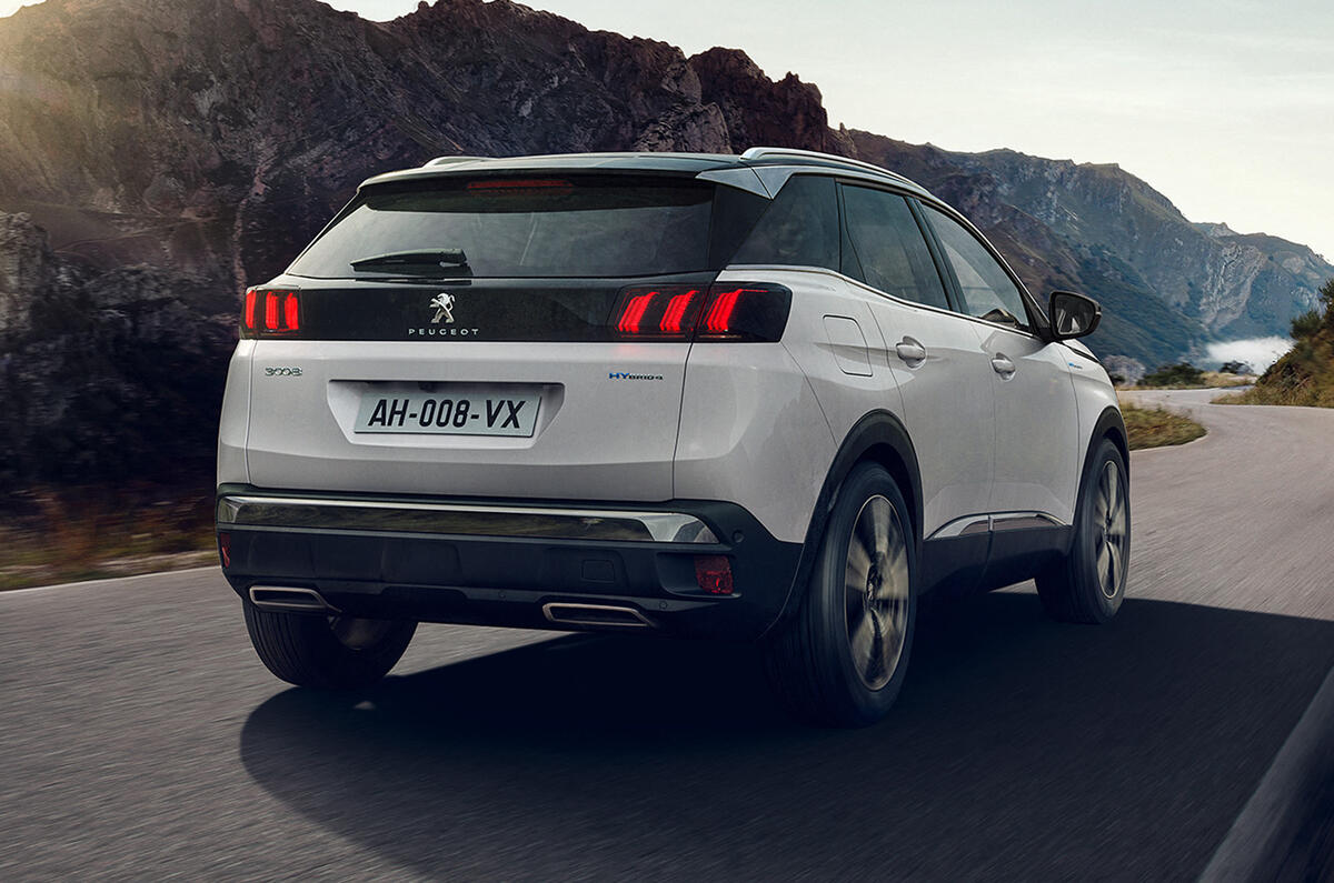 2021 Peugeot 3008 - rear