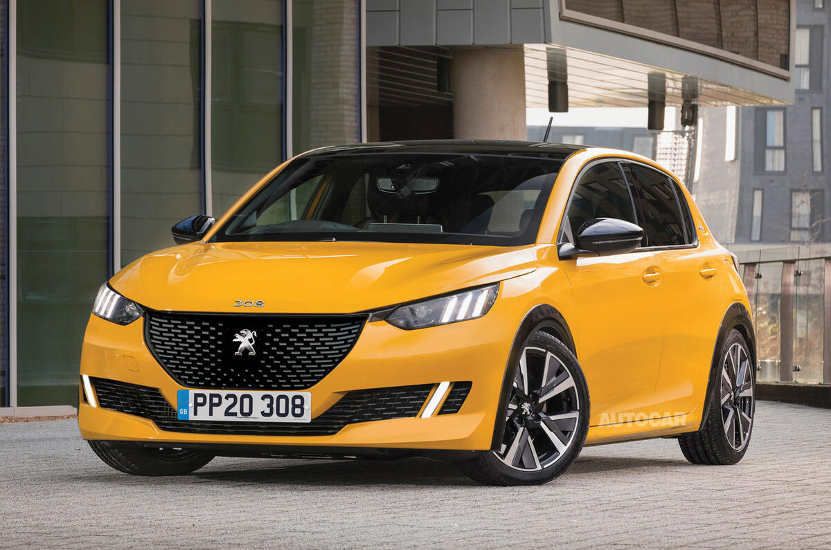 2021 Peugeot 308, as imagined by Autocar 2021 Peugeot 308, as imagined by Autocar