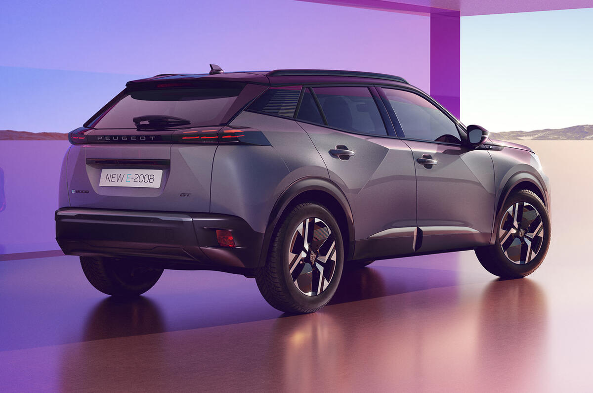 Peugeot e 2008 rear Peugeot e 2008 rear