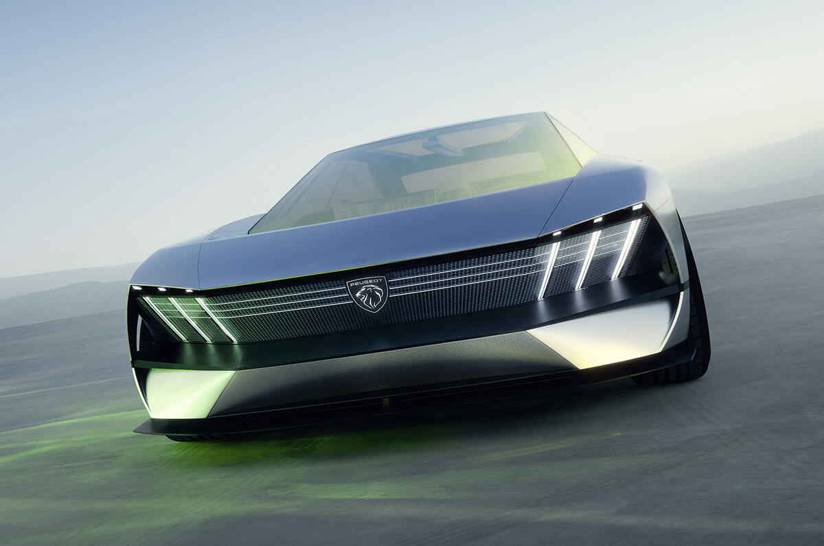 Peugeot Inception Concept front grille