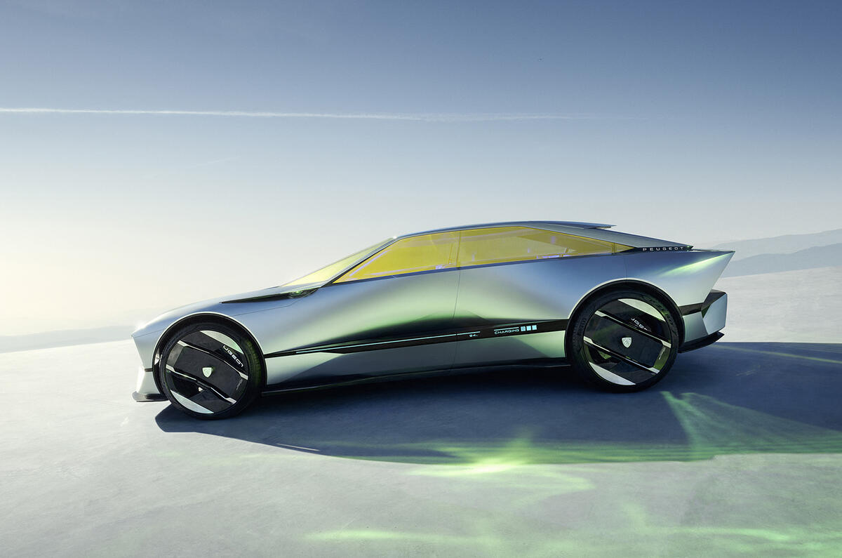 Peugeot Inception Concept side profile