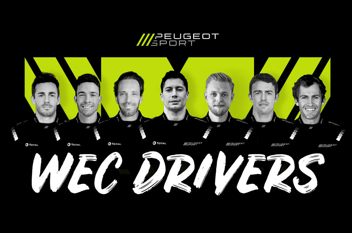 Peugeot Le Mans drivers