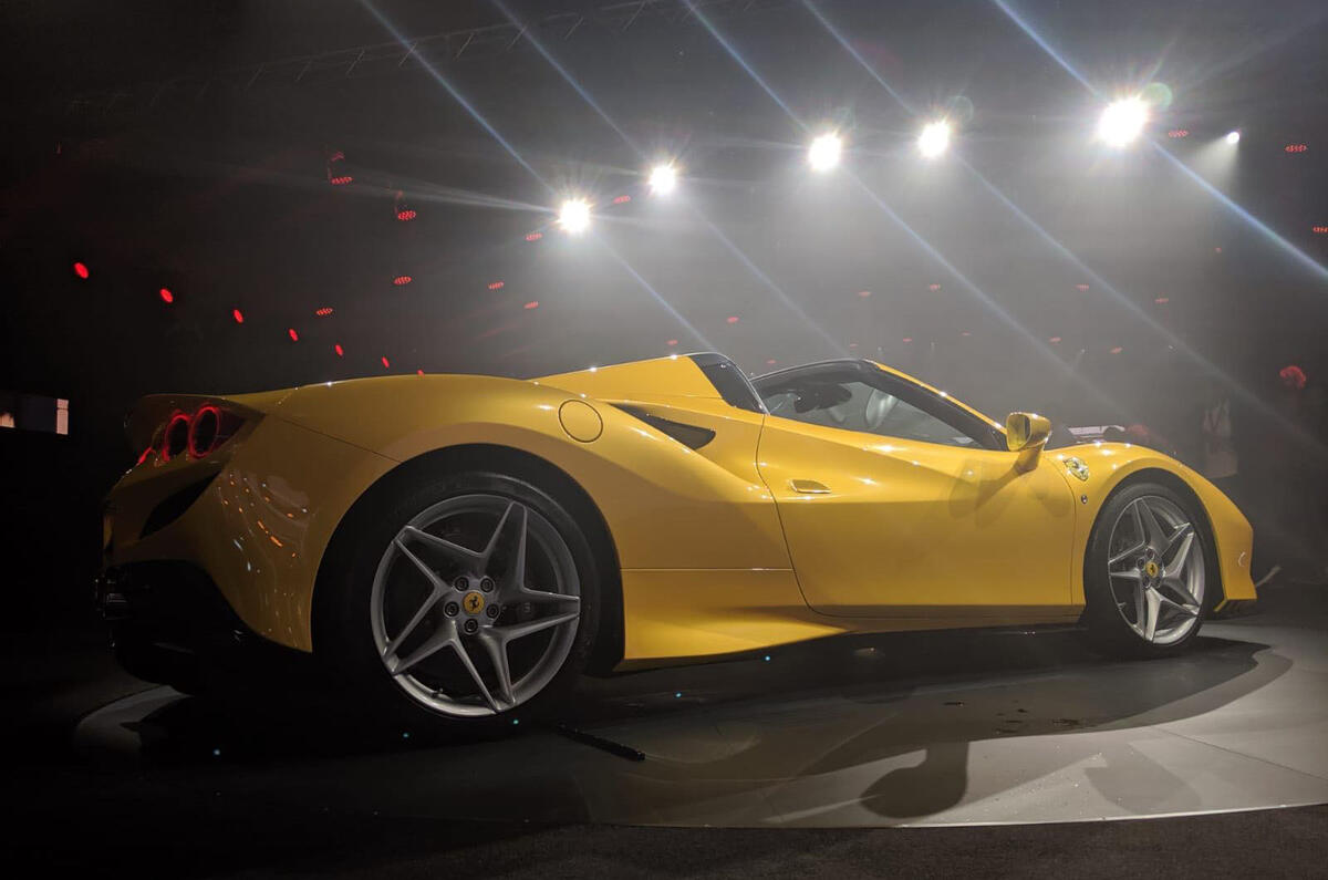 2020 Ferrari F8 Spider reveal - rear