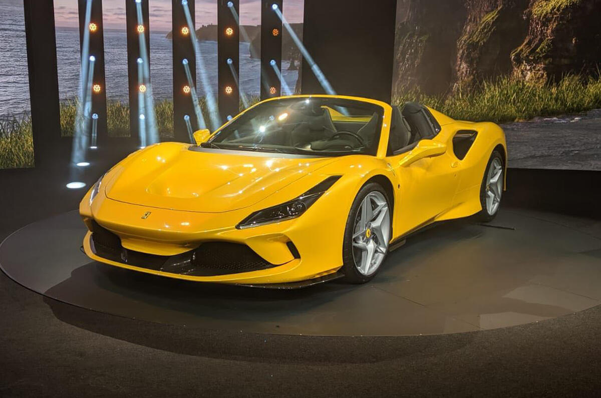 2020 Ferrari F8 Spider reveal - front
