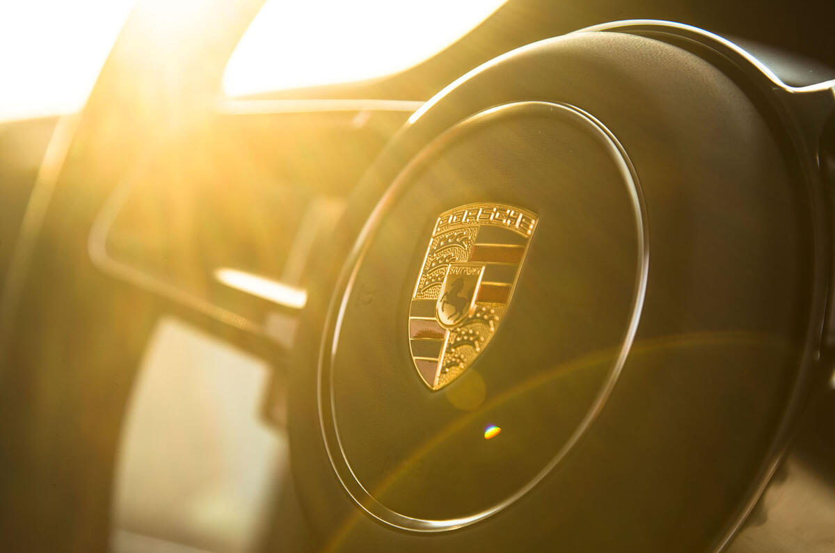 Porsche steering wheel