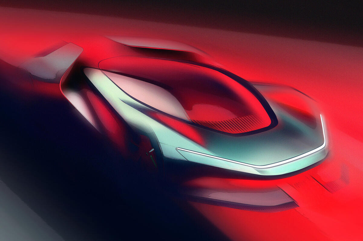 Pininfarina previews PF0 electric hypercar ahead of Pebble Beach debut