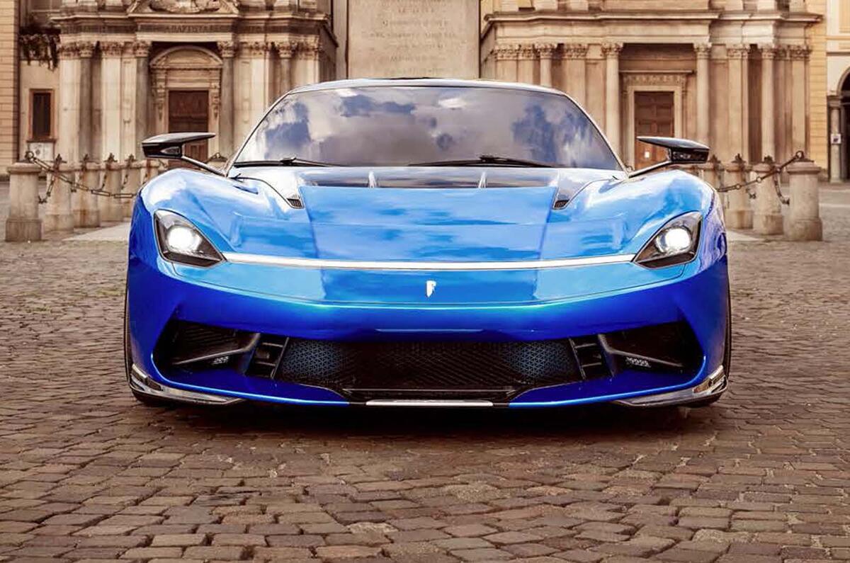 Pininfarina Battista in Turin - front