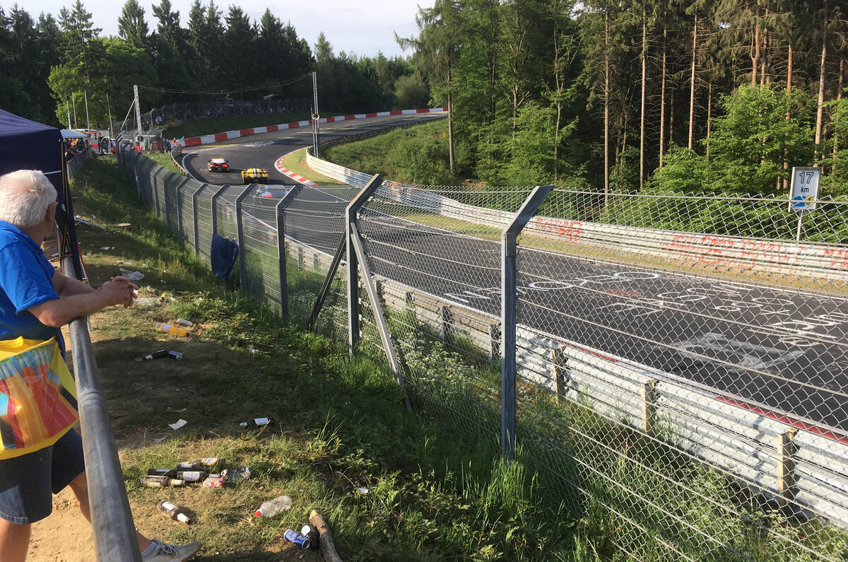 The view you get of Pflanzgarten from the trackside.