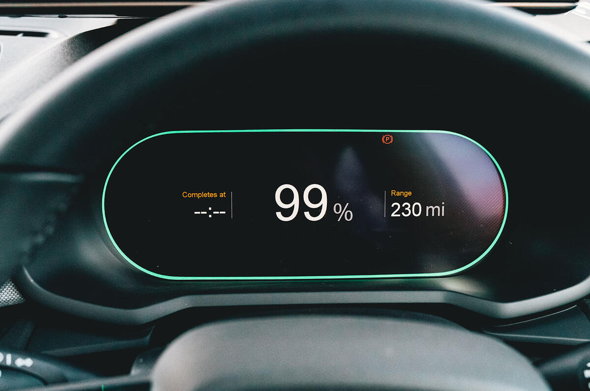 Polestar 2 gauge cluster