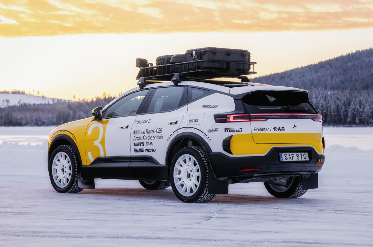 Polestar 3 Arctic Circle rear qtr Polestar 3 Arctic Circle rear qtr