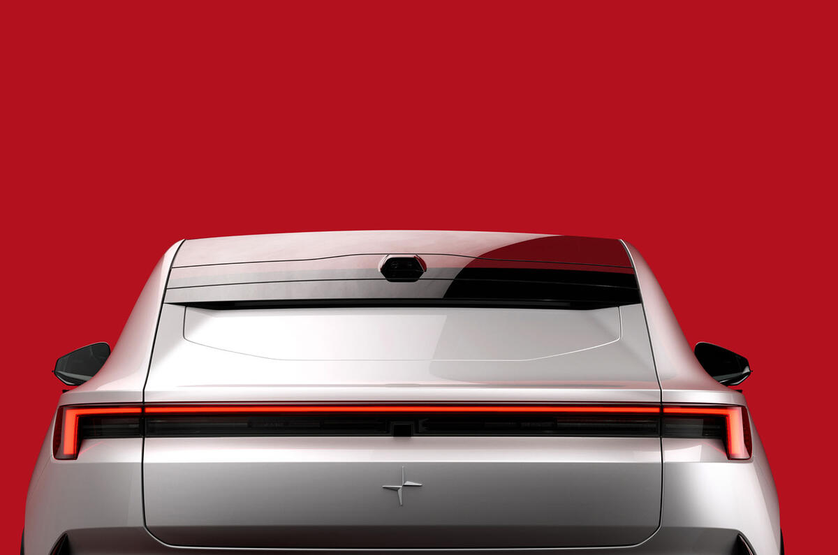 Polestar 4 rear light bar Polestar 4 rear light bar