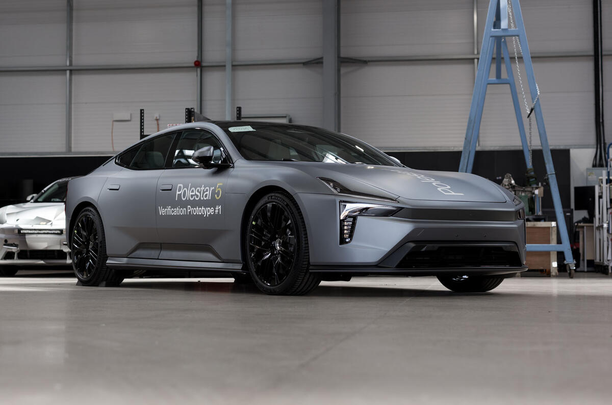 Polestar 5 prototype 2023 front quarter static Polestar 5 prototype 2023 front quarter static