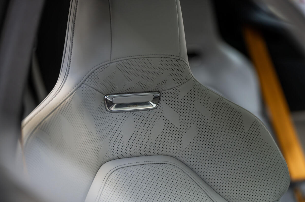 Polestar 5 prototype 2023 seat detail Polestar 5 prototype 2023 seat detail