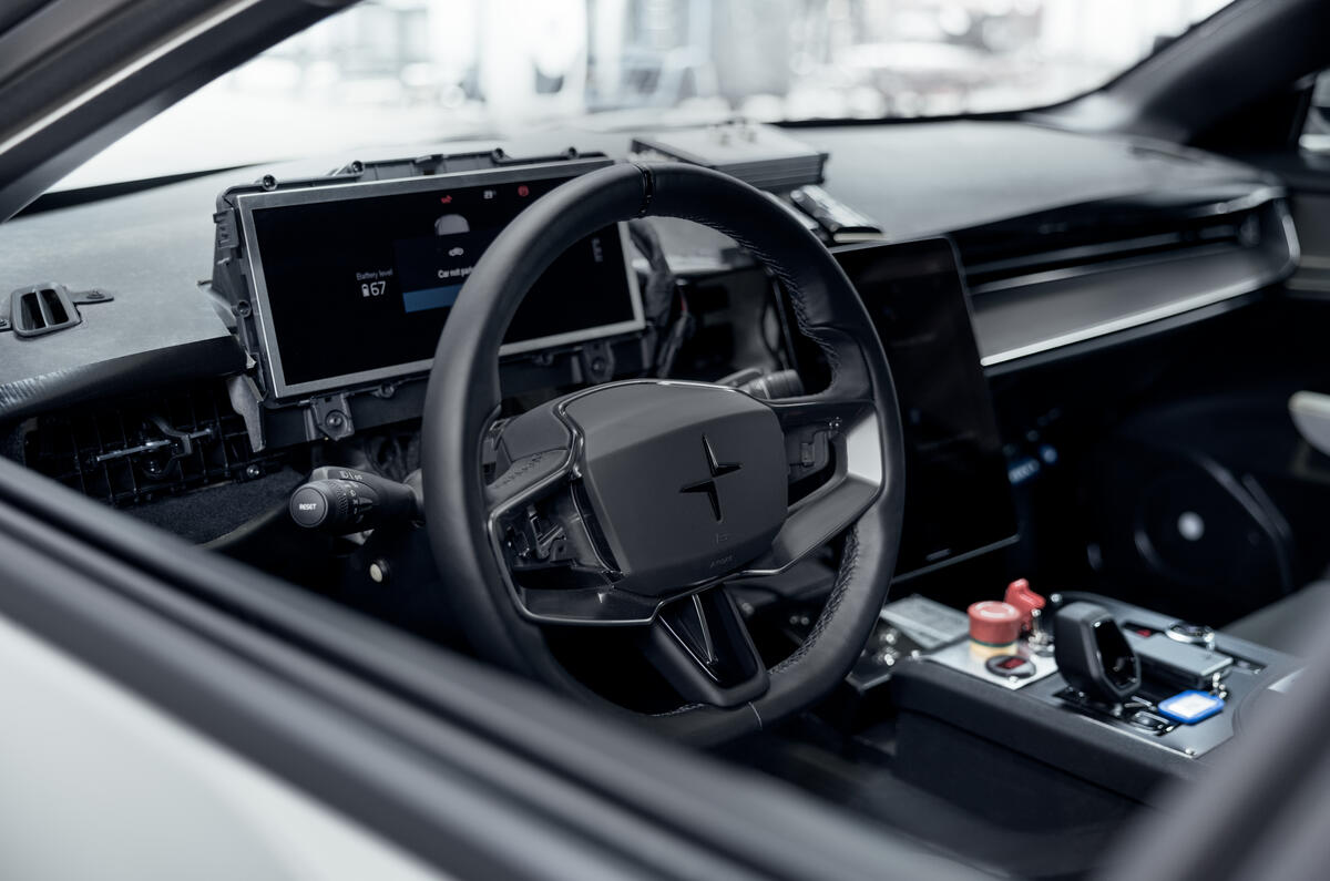 Polestar 5 prototype interior Polestar 5 prototype interior