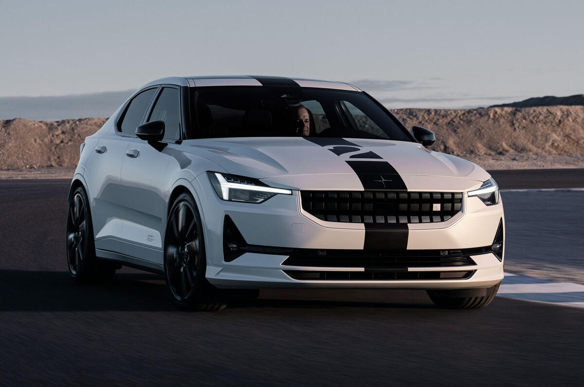 Polestar2 BST Edition 270 cornering front Polestar2 BST Edition 270 cornering front