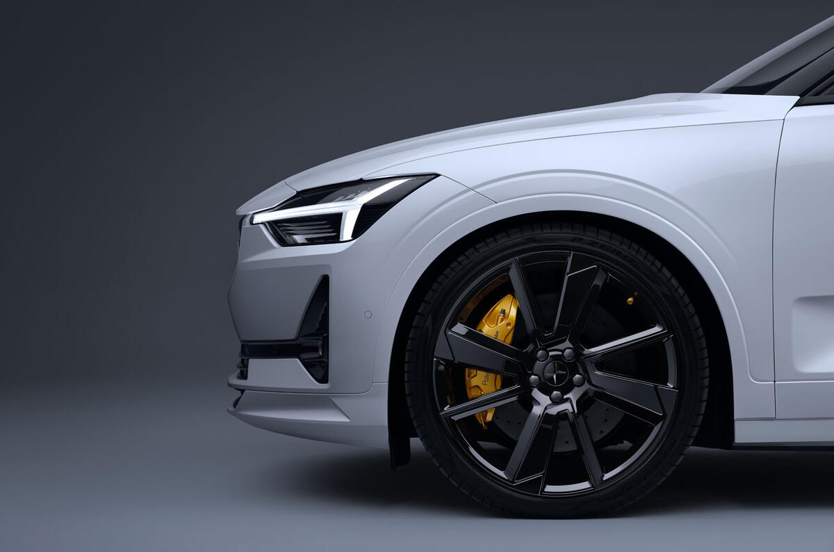 Polestar2 BST Edition 270 front wheel and light Polestar2 BST Edition 270 front wheel and light
