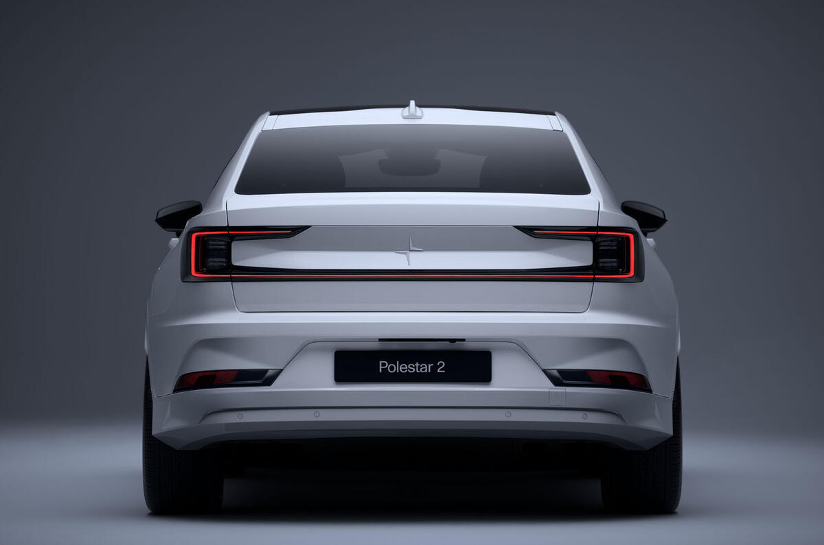Polestar2 BST Edition 270 rear studio Polestar2 BST Edition 270 rear studio