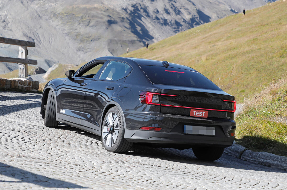 Polestar 2 rear cornering dynamic Polestar 2 rear cornering dynamic