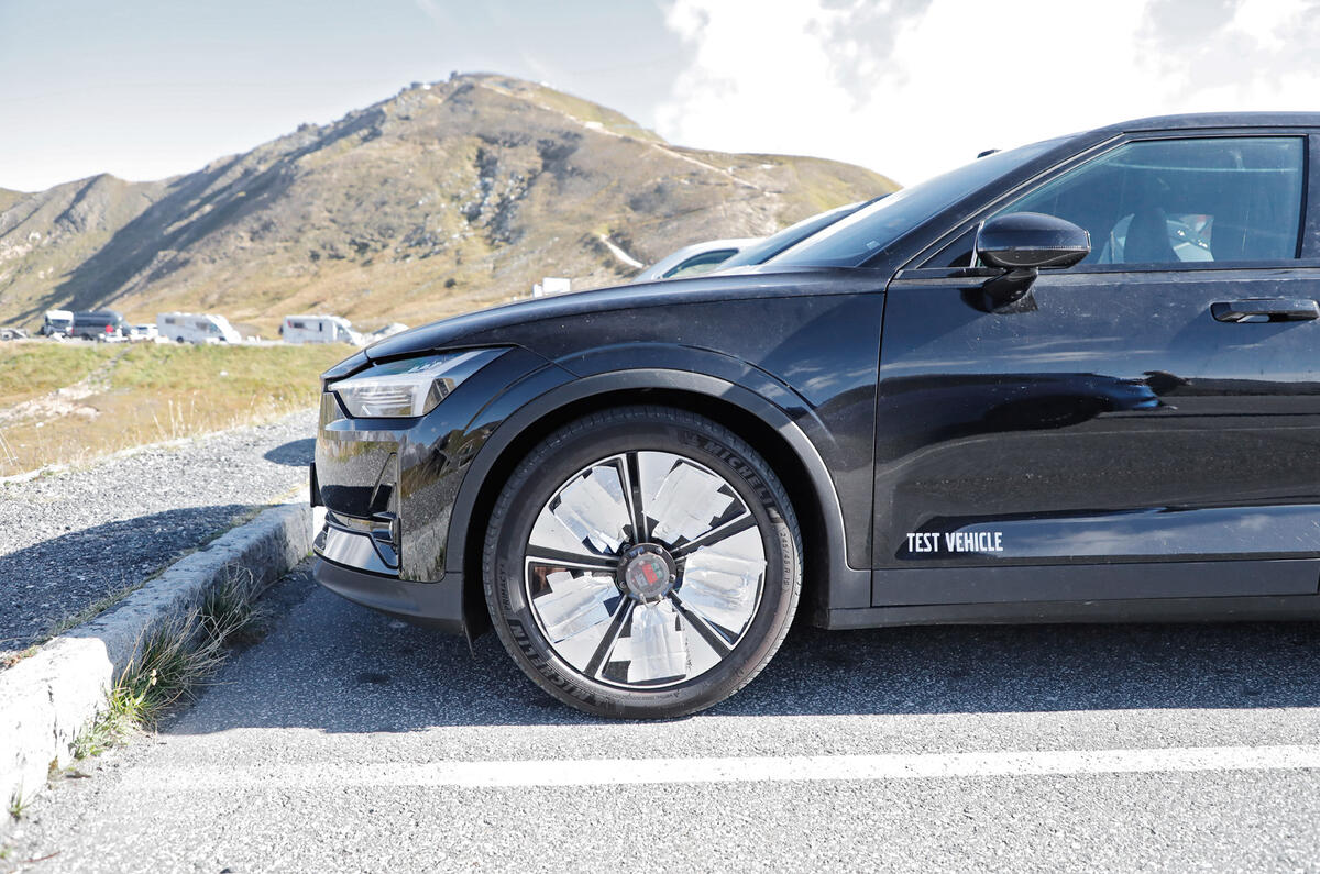 Polestar 2 side front half Polestar 2 side front half