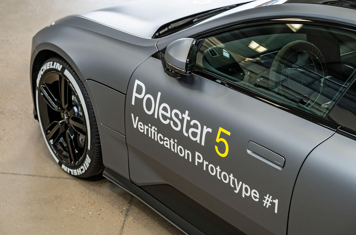 Polestar 5 prototype door