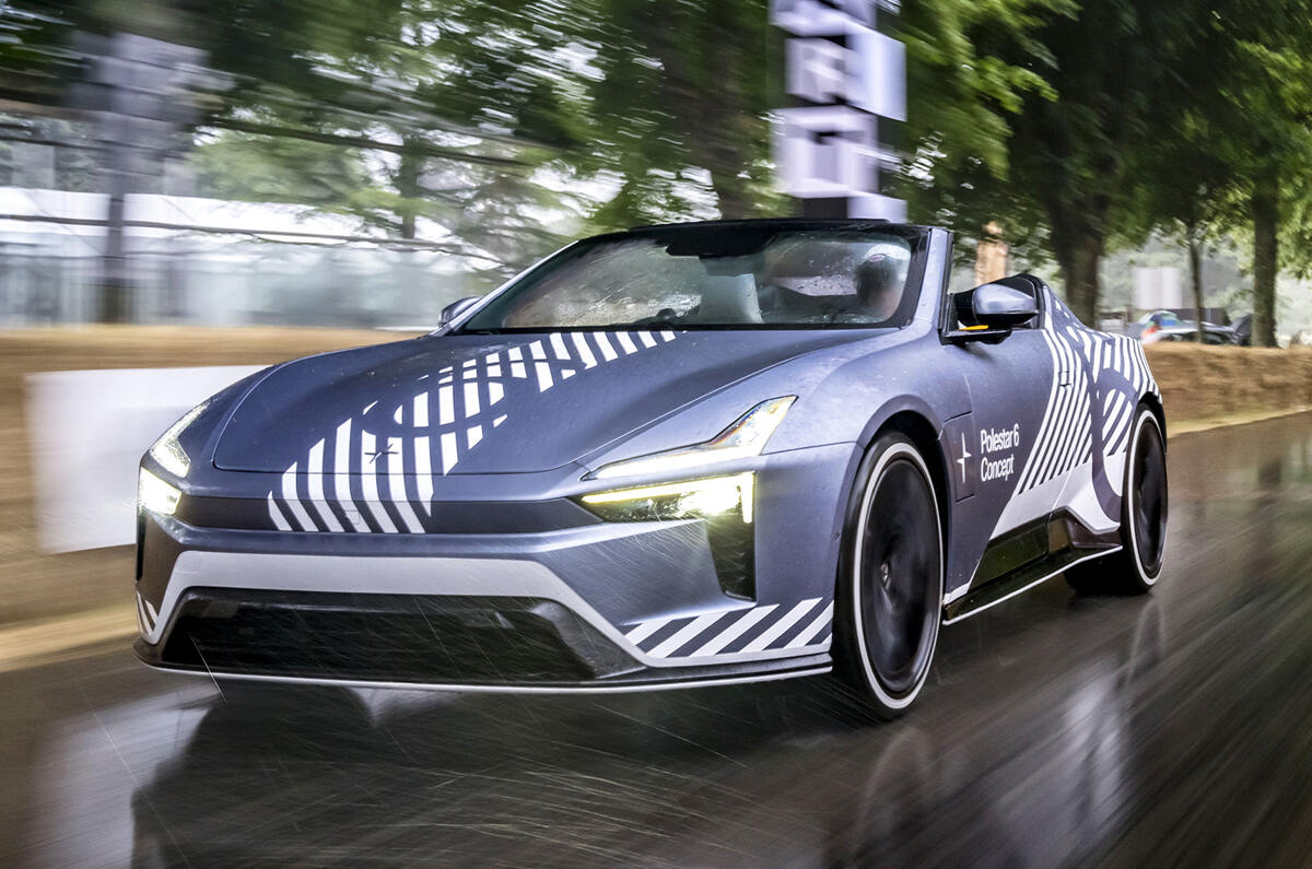 Polestar BST Concept at goodwood on track Polestar BST Concept at goodwood on track