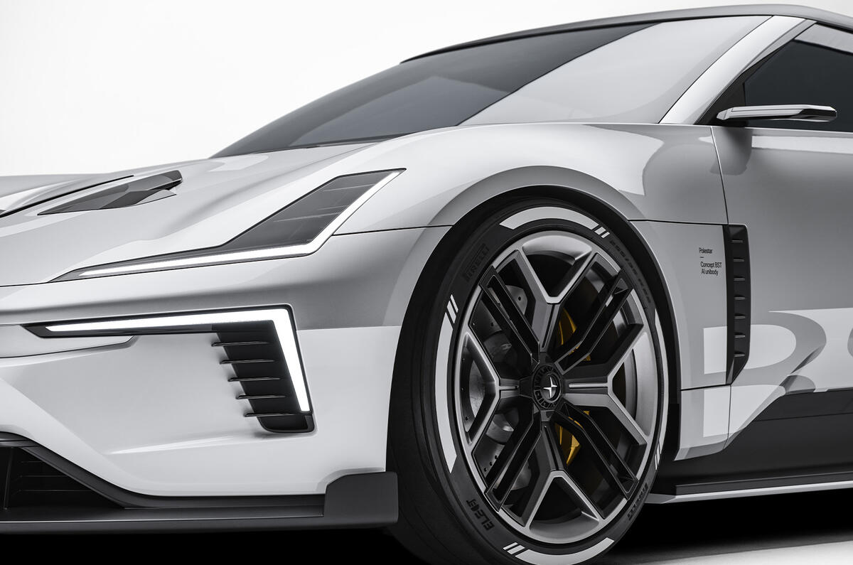 Polestar Concept BST front quarter closeup Polestar Concept BST front quarter closeup